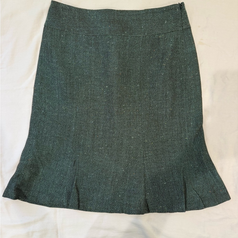 The Limited Dark Green Pencil Skirt